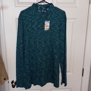 Robert Graham Men’s Long Sleeve Polo NWT Sz XXL Retail $158